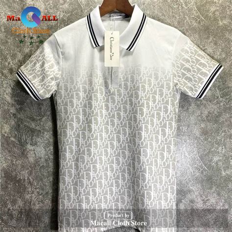 dior white polo shirt|christian dior men polo shirt.